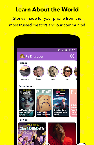 برنامه عکس اسنپ چت جدید