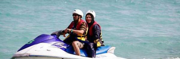 عکس جت اسکی در کیش