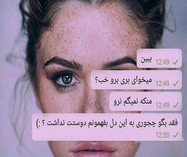 عکس چت دوستانه با رفیق