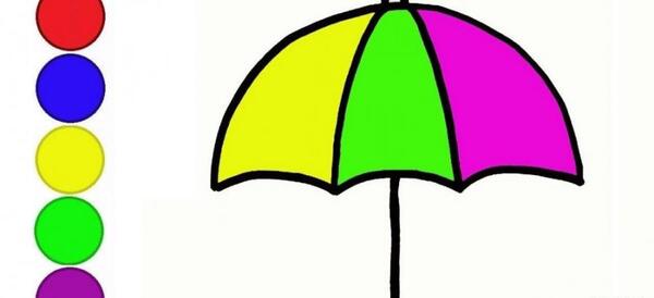 عکس چتر برای نقاشی