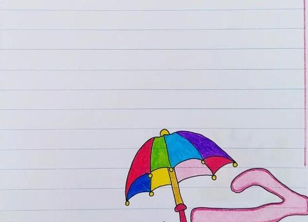 عکس چتر برای نقاشی