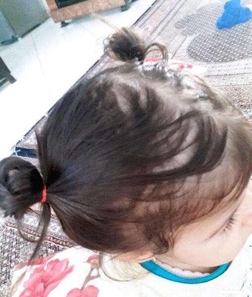 عکس مو بلند نی نی سایت