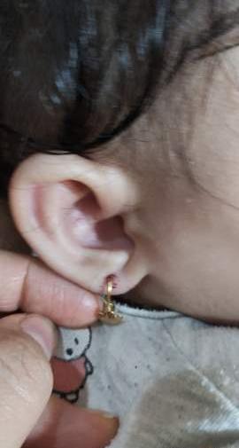 عکس گوشواره طلا نی نی سایت