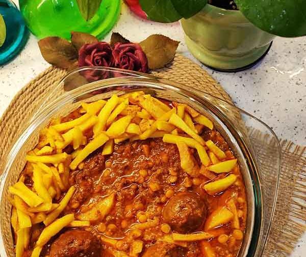 عکس خورشت قیمه نی نی سایت