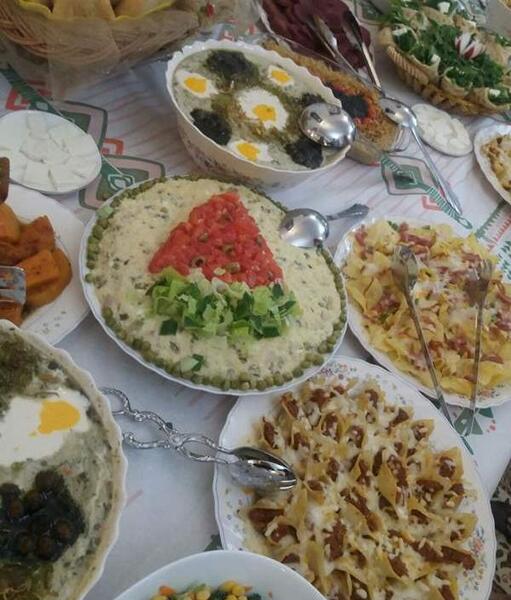 عکس غذای مهمونی نی نی سایت