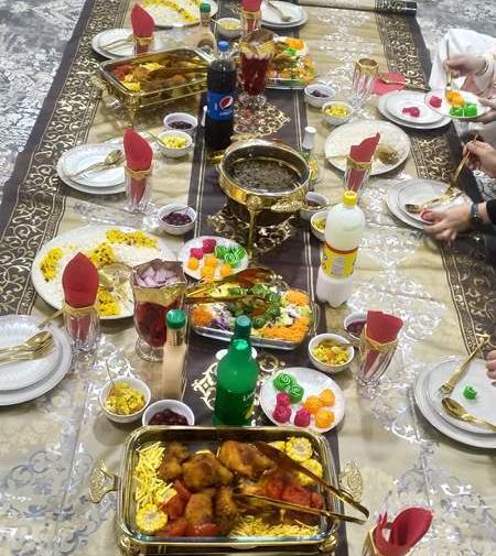عکس غذای مهمونی نی نی سایت