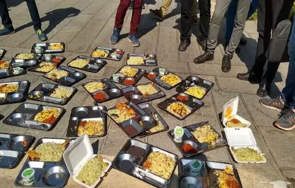 عکس غذای سلف دانشگاه نی نی سایت