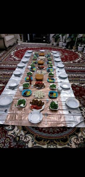 عکس از سفره های غذاتون نی نی سایت