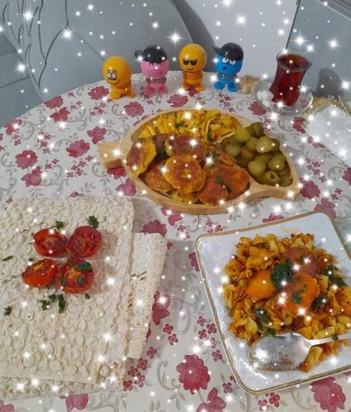 عکس از سفره های غذاتون نی نی سایت