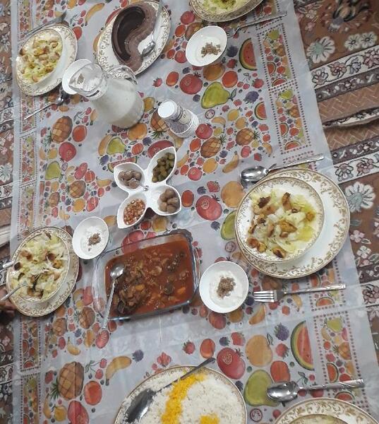 عکس شام مهمونی نی نی سایت