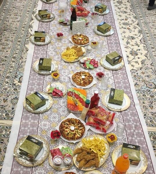 عکس شام مهمونی نی نی سایت