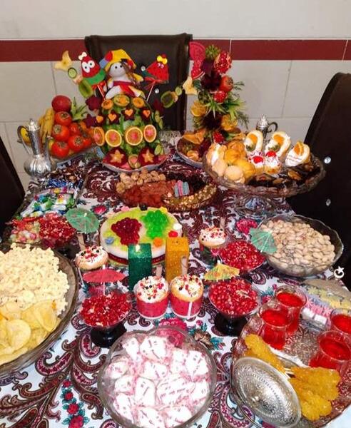 عکس شام مهمونی نی نی سایت