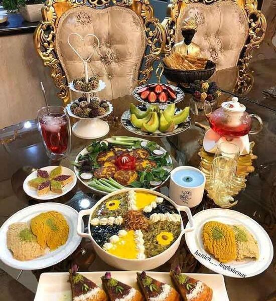 عکس شام مهمونی نی نی سایت