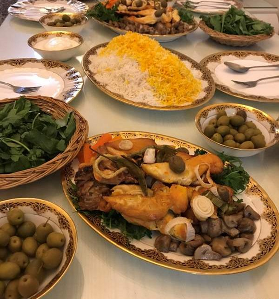 عکس سفره شام نی نی سایت
