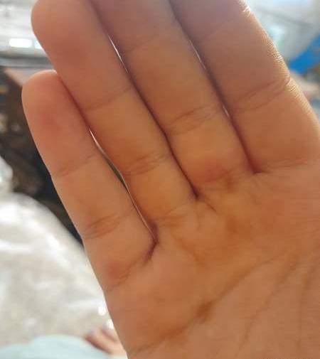 عکس کف دست نی نی سایت