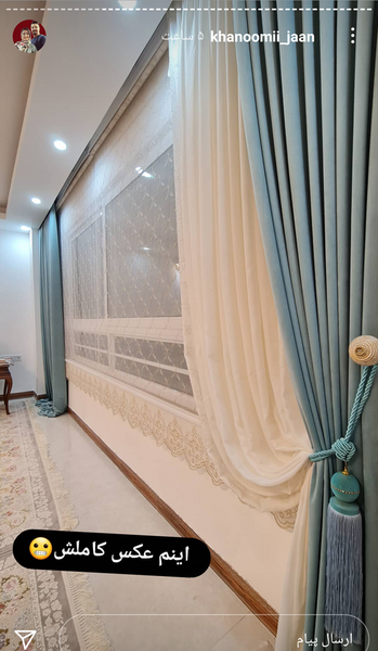 عکس پرده پذیرایی نی نی سایت