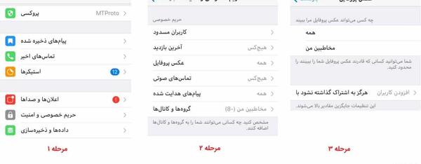 دیدن عکس پروفایل تلگرام مخفی شده نی نی سایت