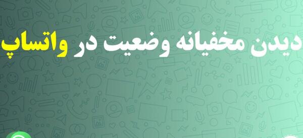 عکس دیدن وضعیت واتساپ مخفی نی نی سایت