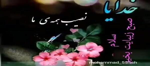 عکس وضعیت واتساپ صبح بخیر عاشقانه