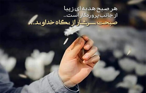 عکس وضعیت برای واتساپ سلام صبح بخیر
