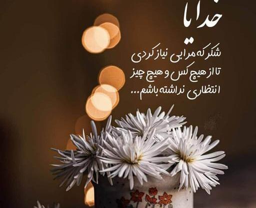 عکس دانلود وضعیت واتساپ خدایا شکرت