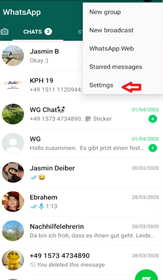 عکس وضعیت خدمات واتساپ چیست