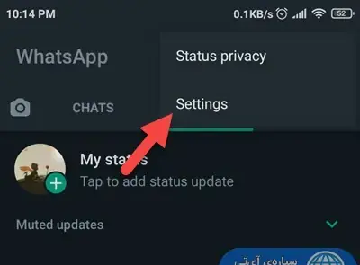عکس علت ناپدید شدن وضعیت واتساپ چیست