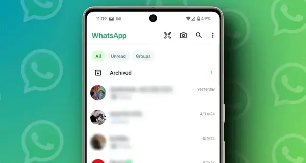 عکس بروزرسانی وضعیت در واتساپ چیست