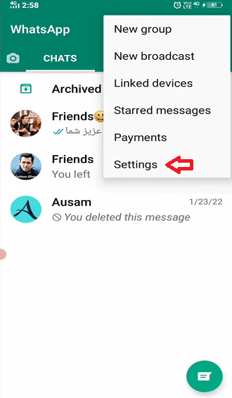 عکس بي صدا كردن وضعیت واتساپ چیست