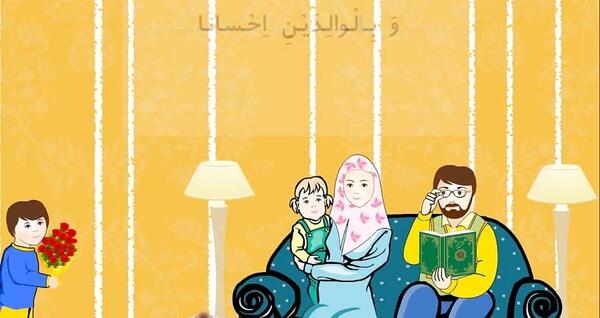 عکس کلیپ احترام به پدر و مادر برای وضعیت واتساپ