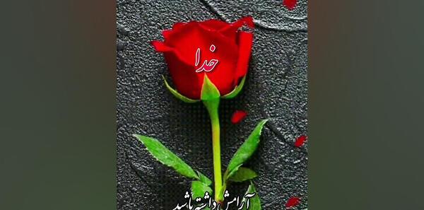 عکس اهنگ وضعیت واتساپ خدایا
