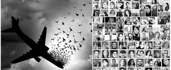 عکس استوری هواپیمای اوکراینی