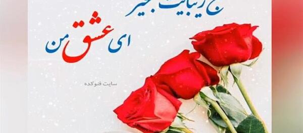 عکس کلیپ صبح بخیر عاشقانه برای استوری