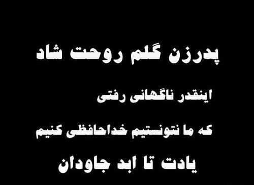 عکس استوری سالگرد پدر زن
