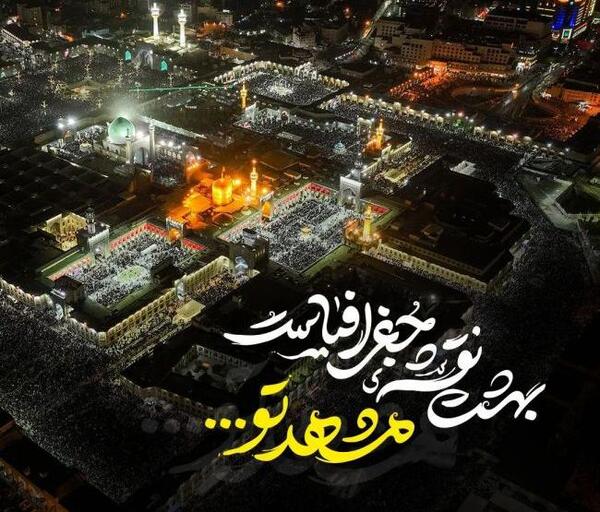 عکس استوری زیارت مخصوص امام رضا