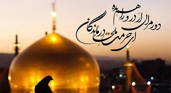 عکس استوری رفتن به زیارت امام رضا