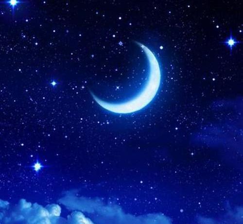 عکس استوری از آسمان شب