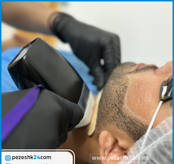 عکس تصویر لیزر موهای زائد بدن پرنیان مشهد