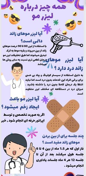 عکس پروفایل لیزر موهای زائد