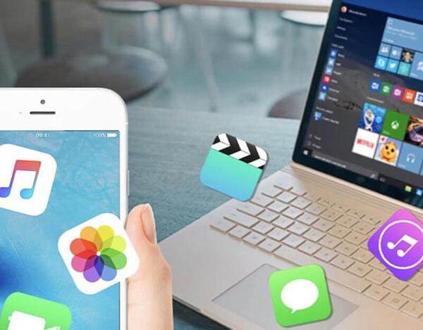 انتقال عکس از لپ تاپ به آیفون با کابل