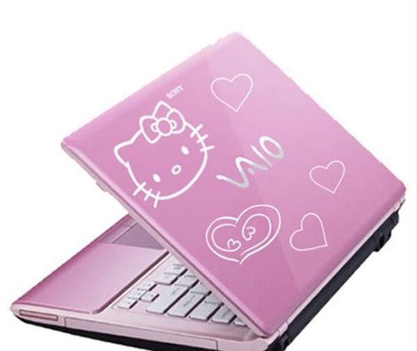 عکس لپ تاپ صورتی دخترانه