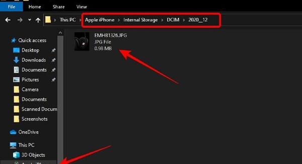 فرستادن عکس از گوشی ایفون به لپ تاپ