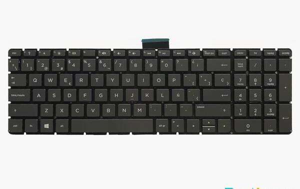 عکس کیبورد فارسی لپ تاپ hp