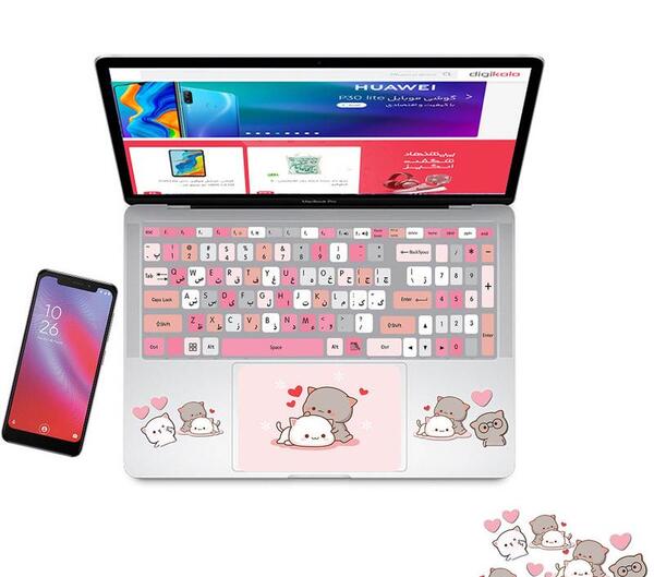 عکس نقاشی کیبورد لپ تاپ