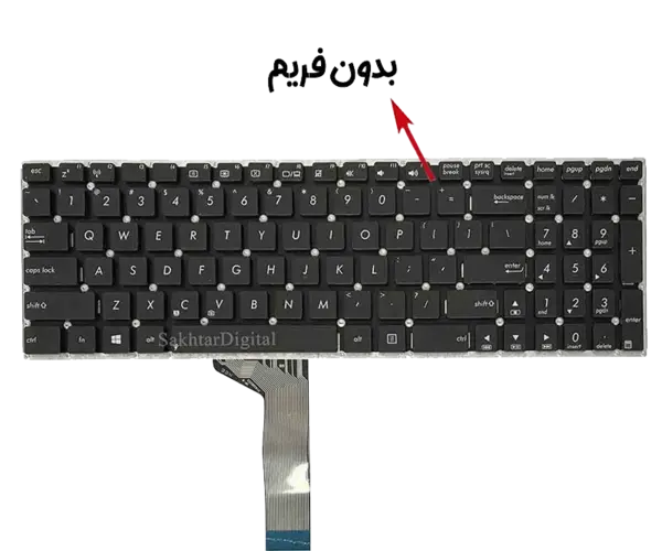 عکس کیبورد لپ تاپ برای چاپ