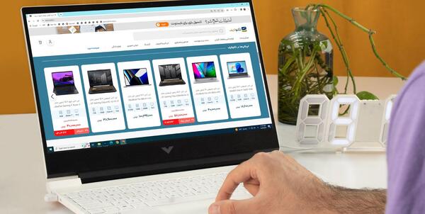 عکس از صفحه لپ تاپ hp