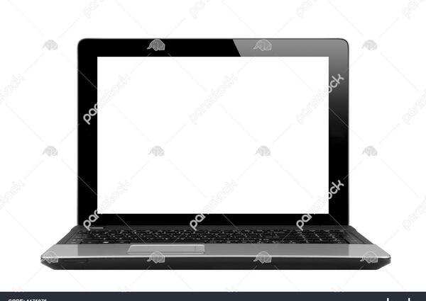 عکس لپ تاپ سیاه و سفید