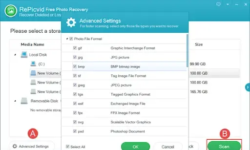 روش بازیابی عکس های حذف شده از لپ تاپ
