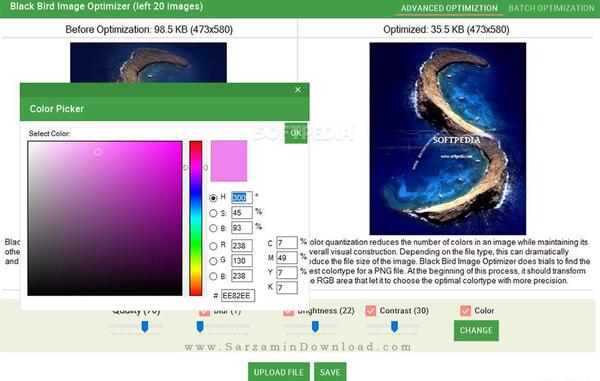 برنامه کاهش حجم عکس برای لپ تاپ