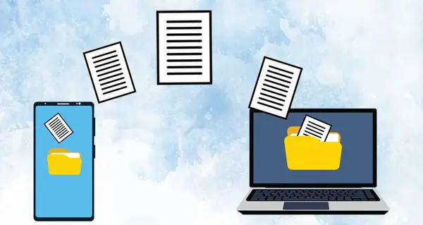 اموزش انتقال عکس به لپ تاپ